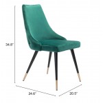 Piccolo Dining Chair (Set of 2) Green