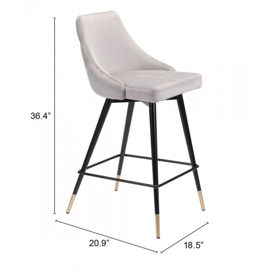 Piccolo Counter Chair Gray