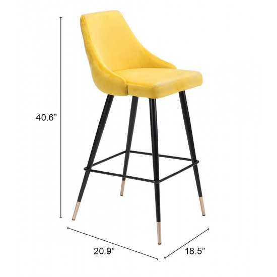 Piccolo Bar Chair Yellow