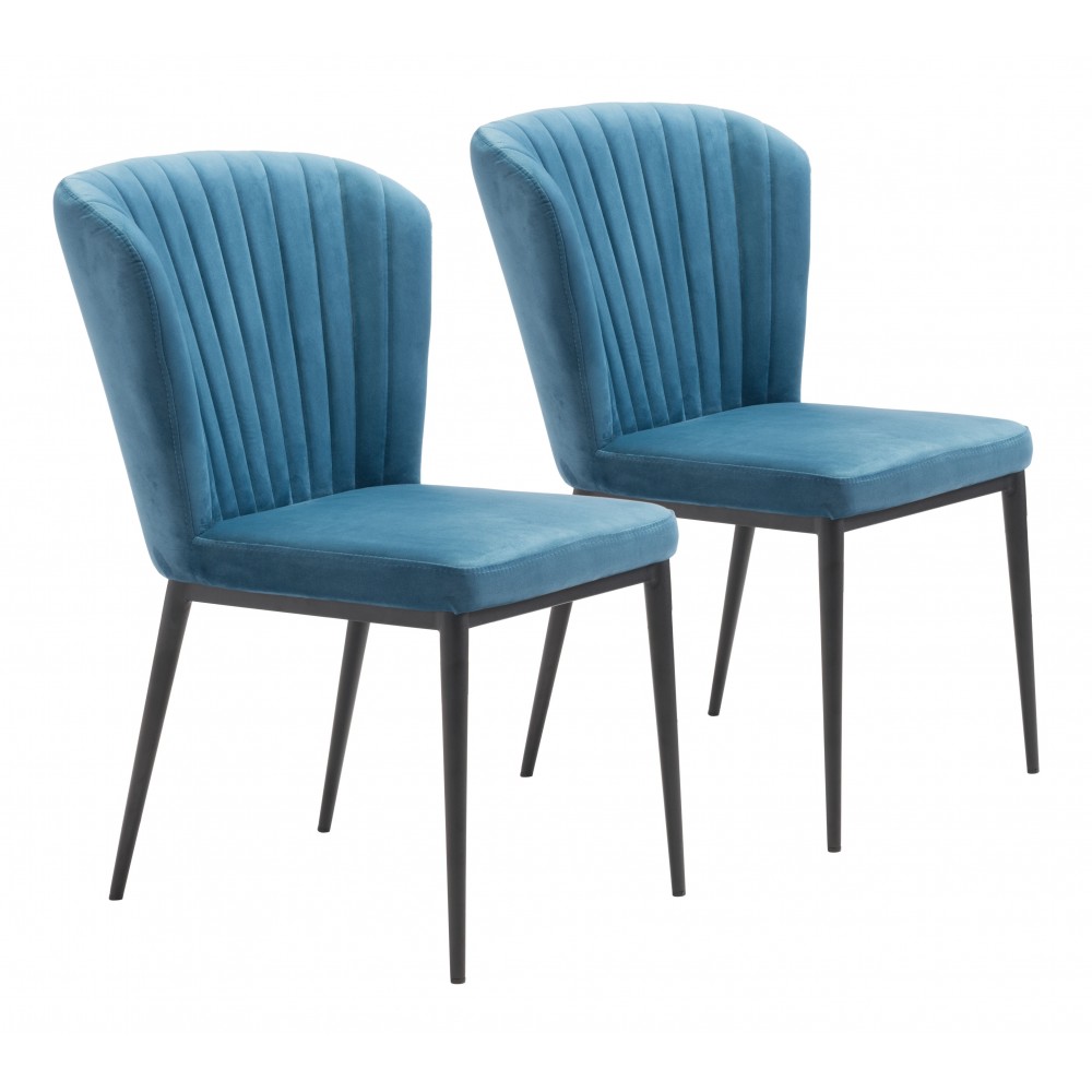 Tolivere Dining Chair (Set of 2) Blue