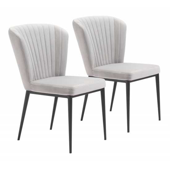 Tolivere Dining Chair (Set of 2) Gray