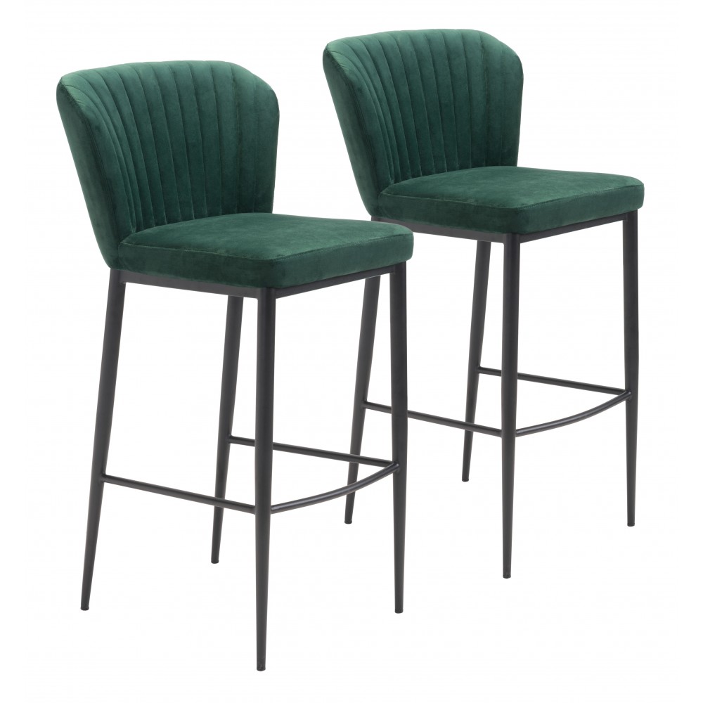 Tolivere Bar Chair (Set of 2) Green Tolivere Bar Chair (Set of 2) Green