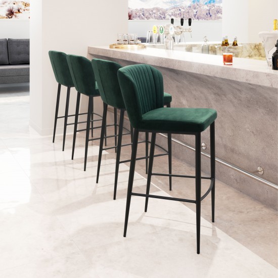 Tolivere Bar Chair (Set of 2) Green