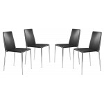 Alex Dining Chair (Set of 4) Black