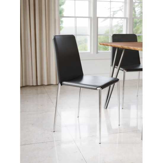 Alex Dining Chair (Set of 4) Black