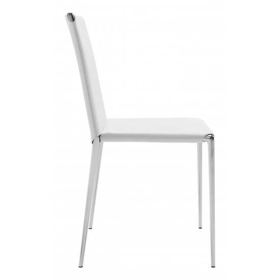 Alex Dining Chair (Set of 4) White