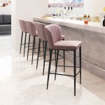 Tolivere Bar Chair (Set of 2) Pink