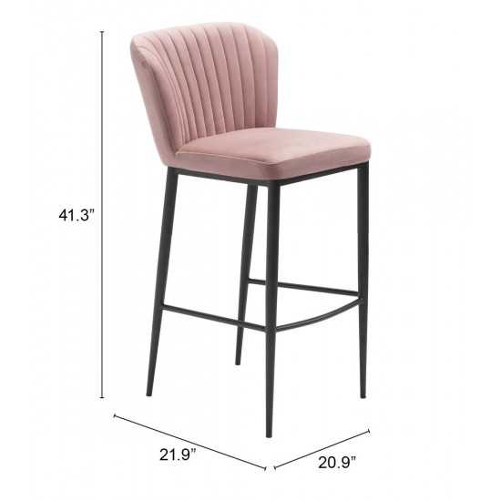 Tolivere Bar Chair (Set of 2) Pink