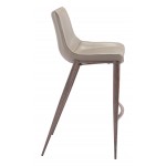 Magnus Bar Chair (Set of 2) Gray & Walnut