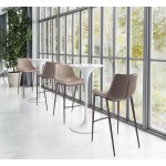 Magnus Bar Chair (Set of 2) Gray & Walnut