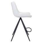 Aki Counter Chair (Set of 2) White & Black