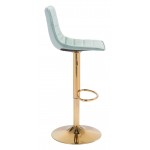 Prima Bar Chair Light Green & Gold