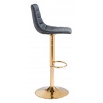 Prima Bar Chair Black & Gold