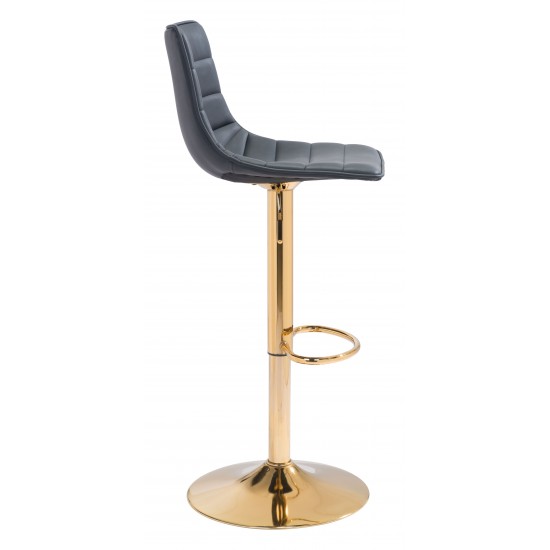 Prima Bar Chair Black & Gold