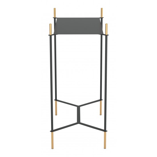 Austin Side Table Black & Gold