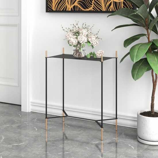 Austin Side Table Black & Gold