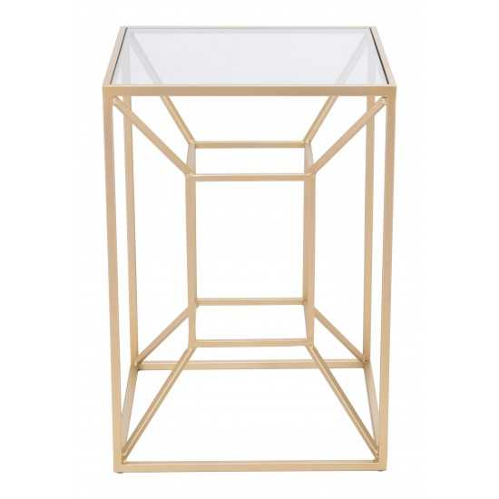 Canyon Side Table Gold