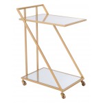 Alto Bar Cart Mirror & Gold