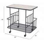 Argus Bar Cart Black