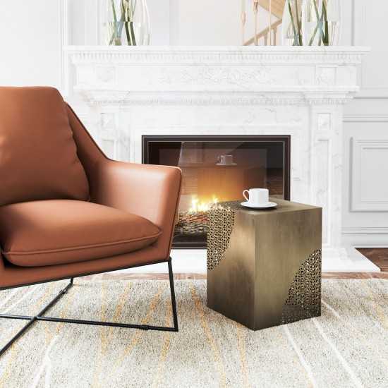 Ines Accent Table Antique Gold