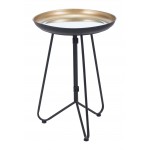 Foley Accent Table Gold & Black