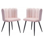 Adele Dining Chair (Set of 2) Pink