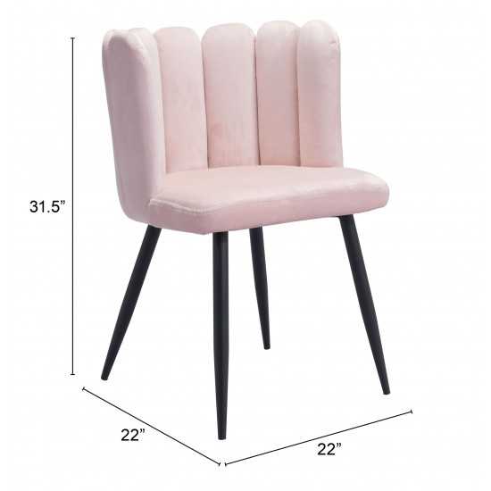 Adele Dining Chair (Set of 2) Pink
