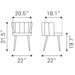 Adele Dining Chair (Set of 2) Pink