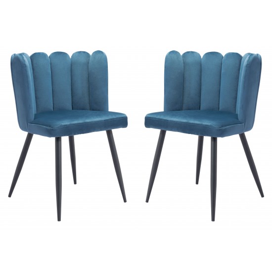 Adele Dining Chair (Set of 2) Blue