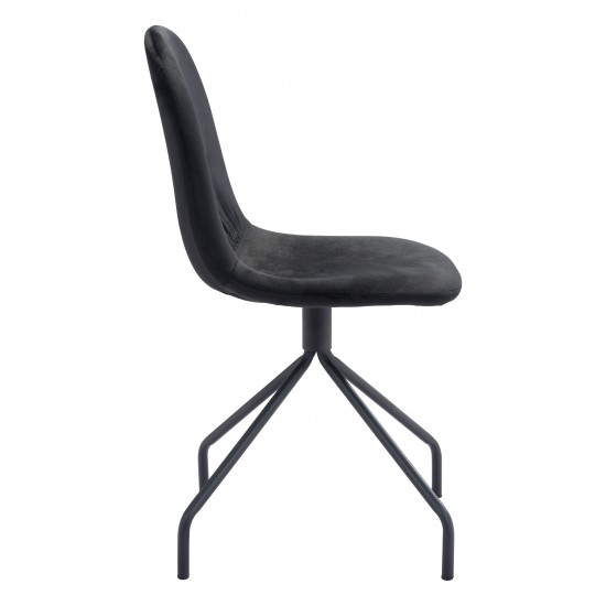 Slope Dining Chair (Set of 2) Black