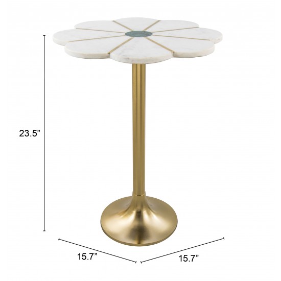 Scallop Side Table Multicolor