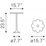 Scallop Side Table Multicolor