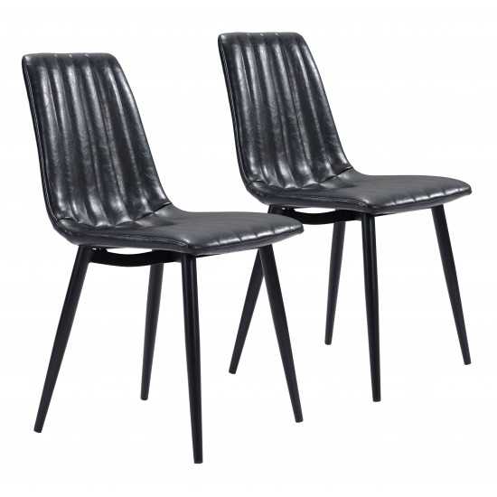 Dolce Dining Chair (Set of 2) Vintage Black