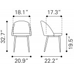 Cozy Dining Chair (Set of 2) Black