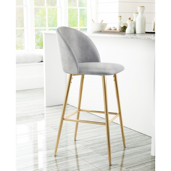 Cozy Bar Chair Gray