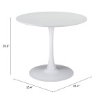 Opus Dining Table White