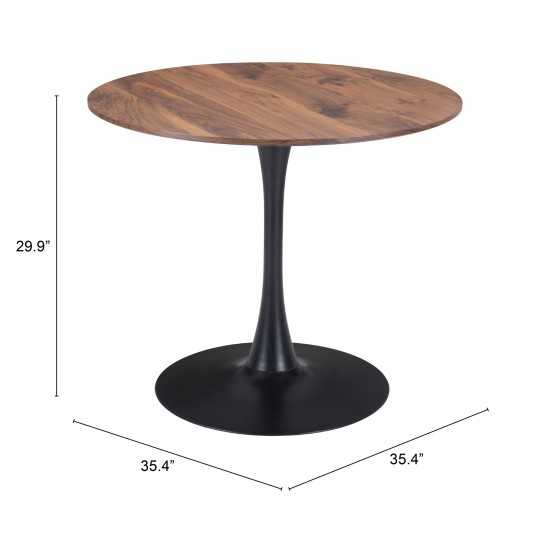 Opus Dining Table Brown & Black