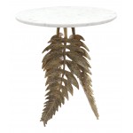 Neruda Marble Side Table Gold