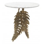 Neruda Marble Side Table Gold