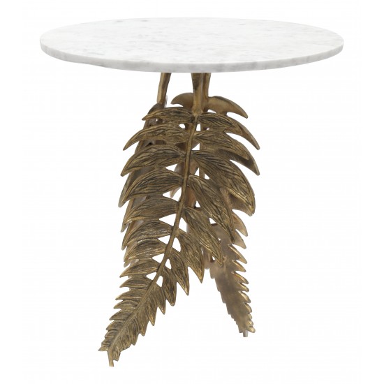 Neruda Marble Side Table Gold