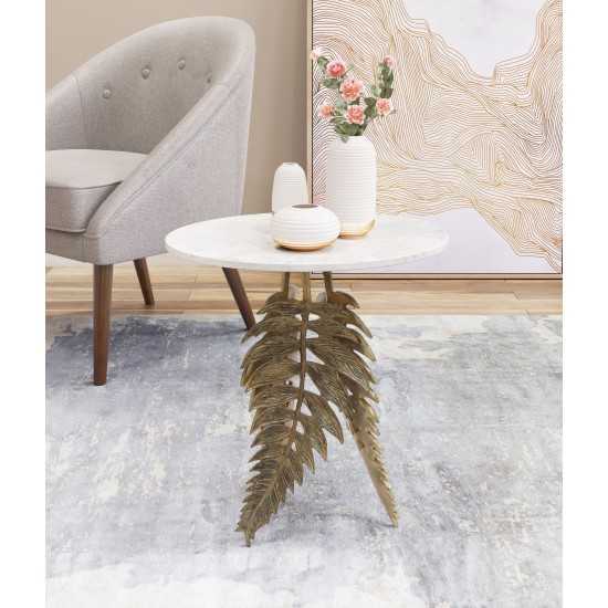 Neruda Marble Side Table Gold