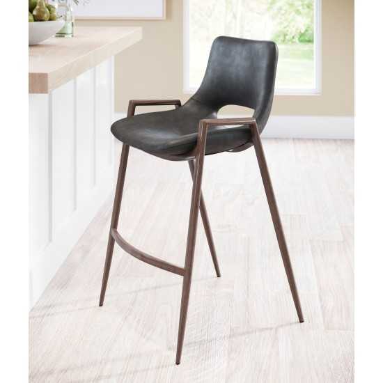 Desi Counter Chair (Set of 2) Black