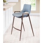 Desi Counter Chair (Set of 2) Gray