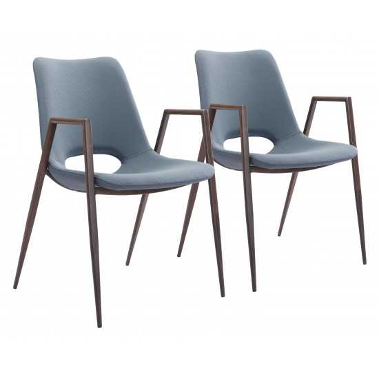 Desi Dining Chair (Set of 2) Gray