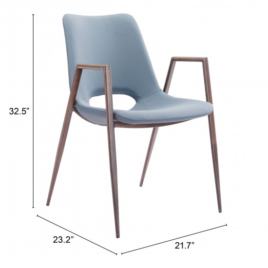 Desi Dining Chair (Set of 2) Gray