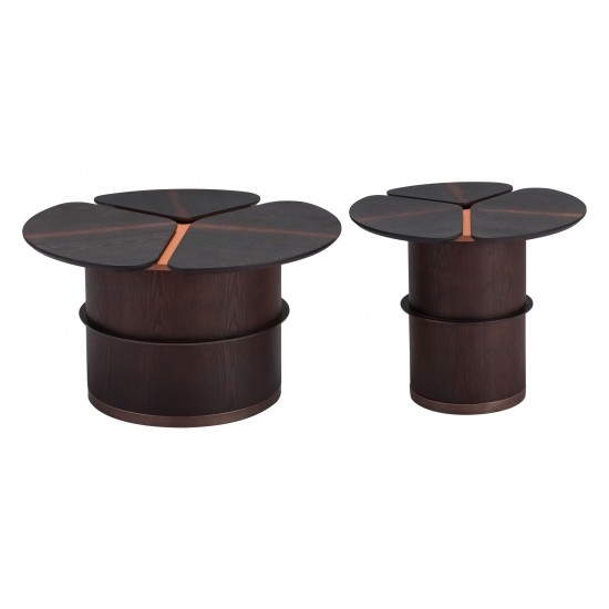 Set of 2 Martin Coffee Tables Multicolor