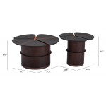 Set of 2 Martin Coffee Tables Multicolor