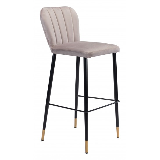 Manchester Bar Chair Gray