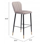 Manchester Bar Chair Gray