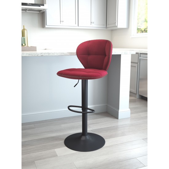 Salem Bar Chair Red